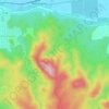 Mapa topográfico Bareme, altitude, relevo