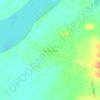 Mapa topográfico Las Majadas, altitude, relevo