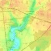 Mapa topográfico Combreux, altitude, relevo