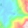 Mapa topográfico Bocaina, altitude, relevo