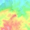 Mapa topográfico Gunung Jati, altitude, relevo