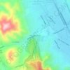 Mapa topográfico Arbolada Ilusión, altitude, relevo