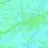 Mapa topográfico Mira Taglio, altitude, relevo