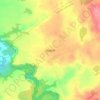 Mapa topográfico Kalkstein, altitude, relevo