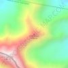 Mapa topográfico Pico Bonito, altitude, relevo