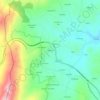 Mapa topográfico Argozón, altitude, relevo