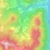 Mapa topográfico Occagno, altitude, relevo