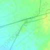 Mapa topográfico Bhildi, altitude, relevo