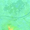 Mapa topográfico Ampsen, altitude, relevo