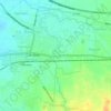 Mapa topográfico Mejayan, altitude, relevo