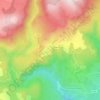 Mapa topográfico Le Village, altitude, relevo