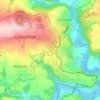 Mapa topográfico Albaston, altitude, relevo