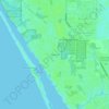 Mapa topográfico Manasota, altitude, relevo