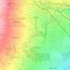 Mapa topográfico Bago Oshiro, altitude, relevo