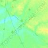 Mapa topográfico New Antioch, altitude, relevo