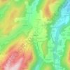Mapa topográfico Chez Martin, altitude, relevo