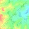 Mapa topográfico N Hosahalli, altitude, relevo