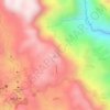 Mapa topográfico Kiltepan Peak, altitude, relevo