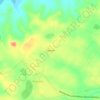 Mapa topográfico Caraúba, altitude, relevo