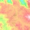 Mapa topográfico Chilascó, altitude, relevo