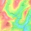 Mapa topográfico Delph, altitude, relevo