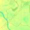 Mapa topográfico Pleasant Hill, altitude, relevo