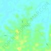 Mapa topográfico Laburan Baru, altitude, relevo