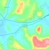 Mapa topográfico Crucero Alto, altitude, relevo