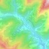 Mapa topográfico Borgoratto, altitude, relevo