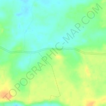 Mapa topográfico Las Olitas, altitude, relevo
