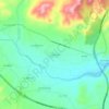 Mapa topográfico Los Menas, altitude, relevo