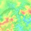 Mapa topográfico Kergoff, altitude, relevo