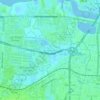 Mapa topográfico Asemrowo, altitude, relevo