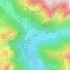 Mapa topográfico Moulin Vieux, altitude, relevo