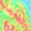 Mapa topográfico Santa Cristina in Salivolpe, altitude, relevo
