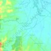 Mapa topográfico Cayangwan, altitude, relevo