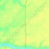 Mapa topográfico Moccasin, altitude, relevo