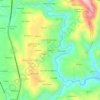 Mapa topográfico Caneiro, altitude, relevo