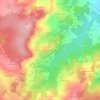 Mapa topográfico Chavigny, altitude, relevo