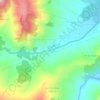 Mapa topográfico Spirada, altitude, relevo