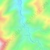 Mapa topográfico Quebrada del Oro, altitude, relevo