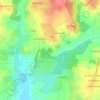 Mapa topográfico Fonchave, altitude, relevo