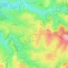 Mapa topográfico Fond-Chevalier, altitude, relevo