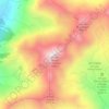 Mapa topográfico Monte Rosso Di Vertosan, altitude, relevo
