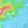 Mapa topográfico Pedra Negra, altitude, relevo
