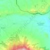 Mapa topográfico Tepetitán, altitude, relevo