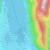 Mapa topográfico Glière, altitude, relevo