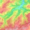 Mapa topográfico Langscheid, altitude, relevo