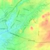 Mapa topográfico Sumbersari, altitude, relevo