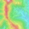 Mapa topográfico Capizzoli, altitude, relevo